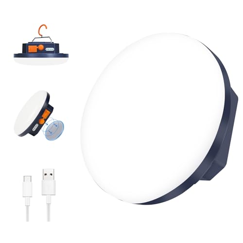 Bärbar campinglykta, 5 600 mAh, powerbank, 1 500 LM, tält, uppladdningsbar lampa, IP65-vattentät, LED, campinglampa, jobb, jakt, fiske, vandring, nödsituation, mörkläggning